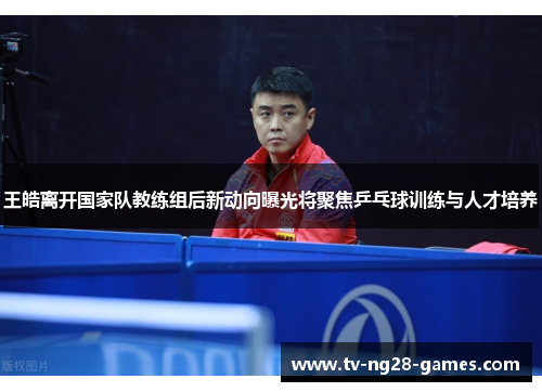 王皓离开国家队教练组后新动向曝光将聚焦乒乓球训练与人才培养
